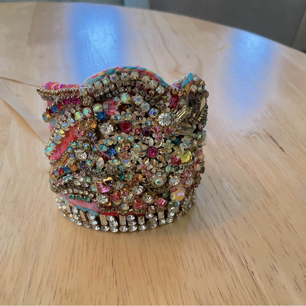 Doloris petunia handmade, vintage cuff bracelet